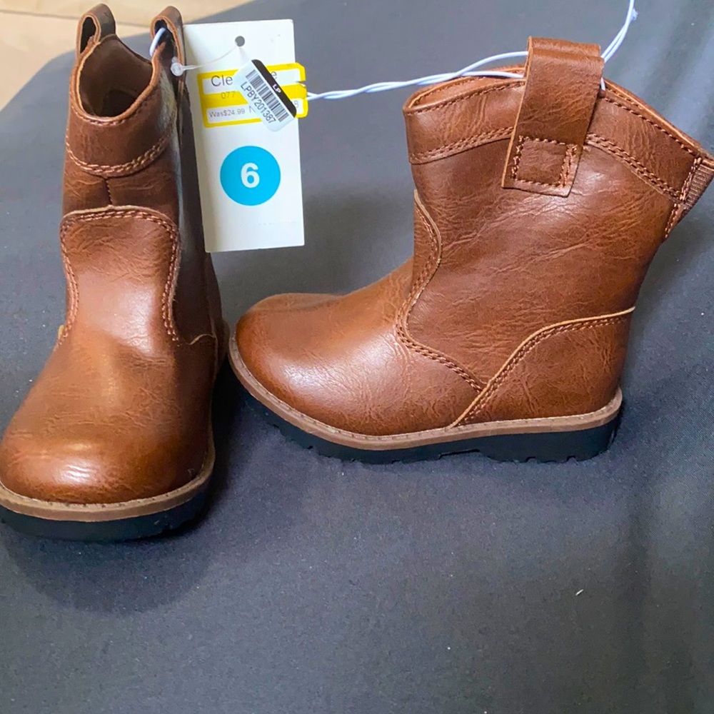 Brown hunter boots